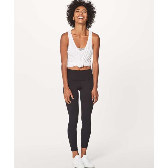 Lululemon Align Pant II 25" Sze 4 Black Nulu Peloton Edition - Picture 7 of 8